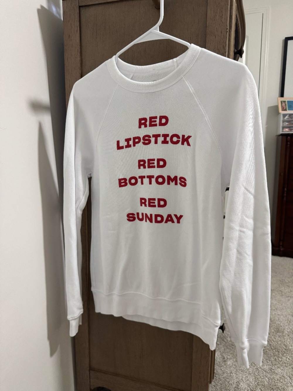 NWOT White Gameday Sweatshirt S